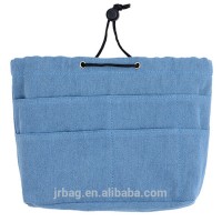 Multi-Functional Denim drawstring cosmetic pouch bag