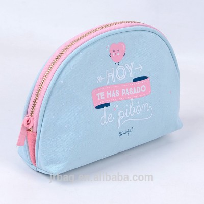 Promotional professional lady cotton canvas Makeup Cases